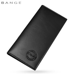 Plånböcker Marca Bange Carteras Largas Para Hombres Bolsa Monedero Embrag de Lujo Clip de Dinero Monedas Bolsillo de Gran Capacidad de So