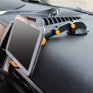 Stands Cauklo Sucker Car Phone Holder 411 Inch Tablet Stand för iPad Air Mini Strong Suction Tablet Car Holder Stand för iPhone X 8