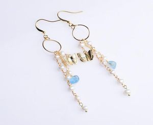 Dangle Chandelier Pearl Earrings For Women Luxury Gemstones Designer Gift Fashion Charm Chinese Stone Talismans Jewelry Natural 6119306