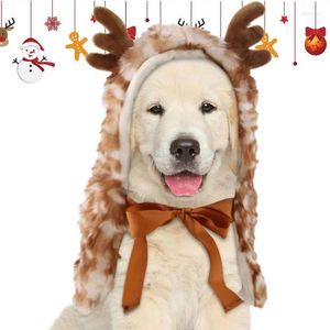 Dog Apparel Christmas Pet Cloak Cute Cosplay Costume Cat Reindeer Dress-Up Accessories For