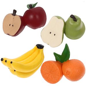 Frutas decorativas simuladas frutas e vegetais simulação modelos falsos decorações artificiais decorações ornamento