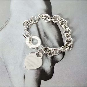 Charme tiffanyjewelry bracelets clássica de pulseira de manuseio de moda tiffanyjewelry jóias femininas 419