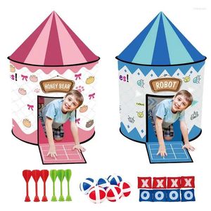 Tents And Shelters Infant Toddler Folding Portable Castle Kids Camping Set Outdoor Explorer Kit Birthday Christmas Gifts Room Decor