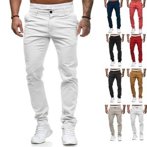 Pouplar Men casual Outdoor Long Pants Men Slim Work Businss Straight Pants 8 Color 240422