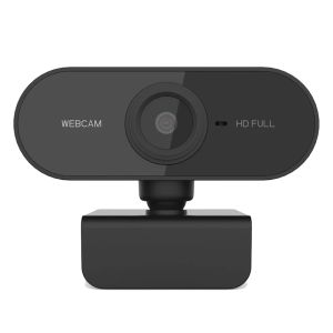 Câmera de vídeo da Webcam 1080p Lente com câmera USB de microfone HD para laptop para PC, zoom, skype, facetime, windows, linux