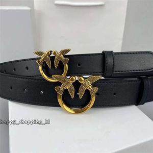 Pinkoo Gürtel 2024 Neue Designergürtel Marke Herren Womens Swallow Buckle Gürtel Klassische echte Leder -Modebirdschnalle Kauflattengürtel Großhandel 162