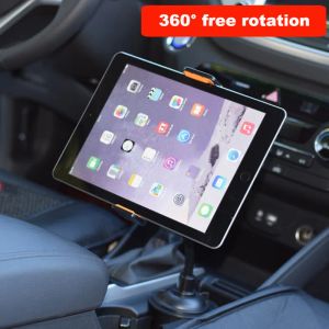 Stojak na tablet Tablet Uchwyt samochodowy stojak na kubek wodny Moc do 510,5 cala Tablet Tablet Wsparcie dla iPad Air Mini Samsung