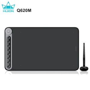 Tablets Huion Neuankömmlinge Inspiroy Dial Q620m Grafik Tablet 8192 Ebenen Wireless Zeichnen digitaler Stift Tablet mit Dial für PC/Android