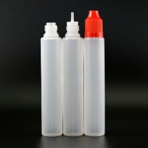 زجاجات قطارة راقية 30 مل مع أغطية أمان للطفل حلمات شكل حلمات LDPE البلاستيك للسائل