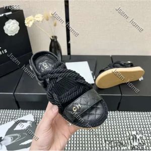 Summer Rope Sandals Luxury Chanells Sandal Designer Sandals Woman Shoes Channelsandals Chanelsandals Braided Traditional Casual Gladiator Fashion Slide 220
