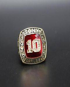 Hall of Fame Baseball 1979 2011 10 Tony Larussa Team Ship Ring com caixa de exibição de madeira Menir Men Fan Presente 202821953