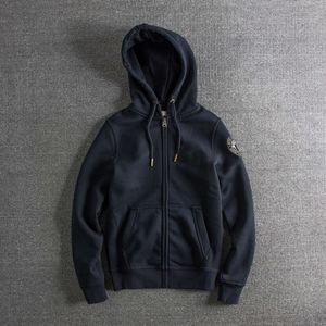 Erkek Hoodies Sweatshirts İlkbahar ve Sonbahar Sezonu İnce Popüler Yeni Fermuarlı Hoodie Erkek Kapşonlu Spor Hırka Ceket Günlük Modaya Gizli Üst