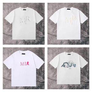 Projektanci T-shirt T Shirt Mens Projektantki Tshirts Organiczne Bawełna Hqreshort Summer Modna Moda Wydrukowana koszula swobodna z marką Letter Hip Hop Tshirts Stylowy XY18