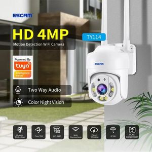 8mp 4k WiFi IP Camera Overdoor Segurança Night Vision 1080p Câmeras de vigilância de vídeo sem fio Human Detect ICSEE TY114
