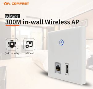 Routrar 300 Mbps WiFi inwall AP RJ45 Port USB 2.4 GHz WiFi Router Access Point QCA9531 Signal Booster Expander Transmission Wireless AP