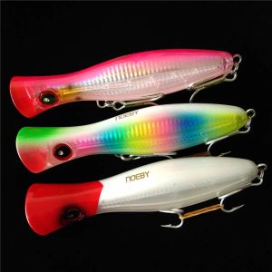 Accessoires 3pcs Big Popper Wobbler Hard Isca Künstlicher Topwater Fischerei Köder 12 cm 40 g Long Shot Crankbait Fishing Bait Pike Bass Leurre