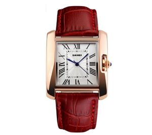 Uhren Ladies Women 2021 Lederbandquarz Armbanduhr für Lady Skmei Custom Fashion Luxus Uhren Geschenk Chinesisch Whole243s6539729