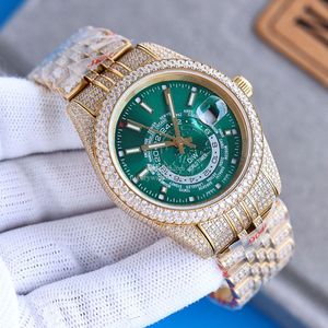 Luxury Mens Watch Designer Watches 40mm Dial Casual Business Wristwatch Diamond Stainless Steel Strap Mechanical Wristwatches