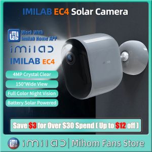 コントロールIMILAB EC4屋外スポットライトバッテリーカメラビデオ監視システムキット400MP HD IPワイヤレスWIFIスマートホームセキュリティCCTV CAM