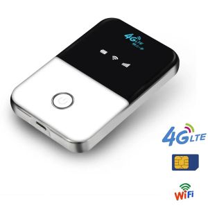 Yönlendiriciler 2100mAh Pil Kablosuz Yönlendiriciler Mifi USB SIM Kart Modem 4G WiFi Yönlendirici Ev Ofis Bilgisayarları Mobil Cep Ağı Hotspot