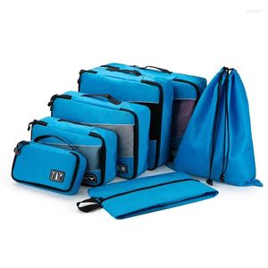 Storage Bags Waterproof Travel Bag Portable Luggage Organizer Clothes Shoe Tidy Pouch Suitcase Packing Cases Pack