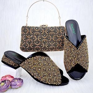 Casual Shoes Doers Whow Selling Italian and Bag Set African Wedding Shoe Italy Handbag Summer Women! HGO1-21