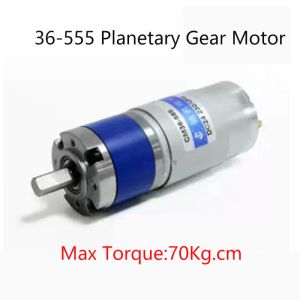 Controle 12V 24V Motor de engrenagem planetária DC, Robot Smart Home, Automotive Industry Control Gear Motor CM36555