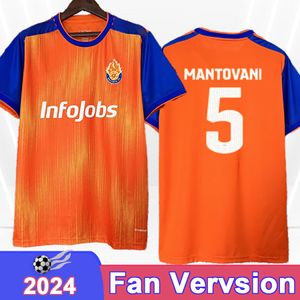 2024 Saiyans Mens Soccer Jerseys Home Orange Blue Football Рубашки с коротким рукавом для взрослых