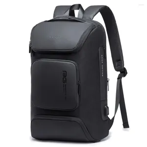 Backpack Multifunction Business Capacidade de USB Anti-roubo por um laptop de 15,6 polegadas Moda à prova d'água