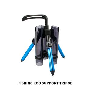 Akcesoria Presso Rod Stand 530 Przenośna wędkarstwo Wsparcie Tripod Fishing Wędzik Box Stojak lufy lufy