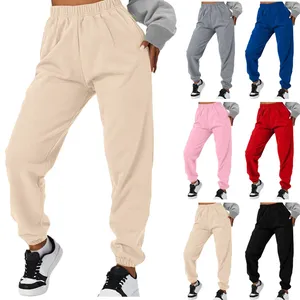 Pantaloni femminili tasca affascinante in tasca ad alta fascia elastica