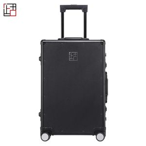 Bagage duoluplo varumärke lyx ny design transport på resväska aluminium magnesium legering rese rullande bagage tyst boarding fodral tsa lås