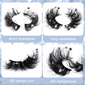 Mink Lashes Wholesale 5/10/30/50 Pairs 25mm Eyelashes Long Wispy Messy Fluffy Lashes Bulk Makeup 25 mm Mink Eyelashes 240201