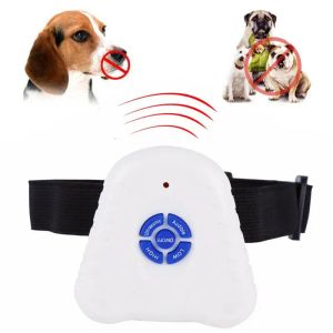 Avskräckande ultraljudskontroll krage hund Bark Stop Anti Barking NE Dog Training Device Pet Supplies