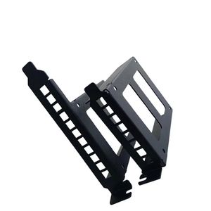 2024 Metal PCI Slot 2.5inch IDE/SATA/SSD/HDD Rear Panel Mount Bracket Hard Drive Adapter Tray Caddy with Sata Data CableFor Rear Panel Mount Tray