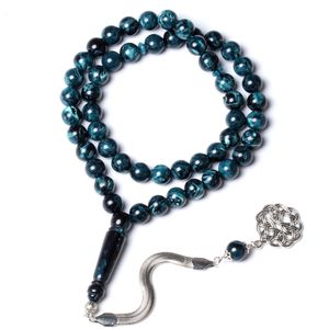 Tasbih resina âmbar artificial Rosário muçulmano Misbaha eid presente islâmico masbaha jóias turcas 33 Breads de oração Bracelete 240507