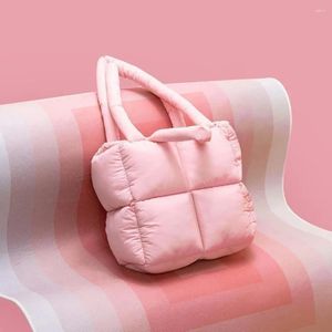 Bolsas de ombro Mulheres Quilted Puffy Designer Space Cot de algodão Bolsas de inverno de grande capacidade Compras de bolsas