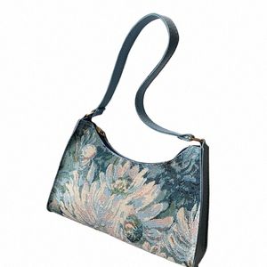 Nuovo dipinto ad olio alla moda Borsa per ascella per donne Fi Stume da tracolla Small Shop Borse Spring Summer Bag Designer L6ZR#