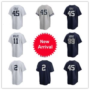 Novo personalizado Yankees Baseball Jerseys 22 Juan Soto 27 Giancarlo Stanton 99 Aaron Juiz 11 Anthony Volpe 2 Derek Jeter 48 Anthony Rizzo 45 Gerrit Cole