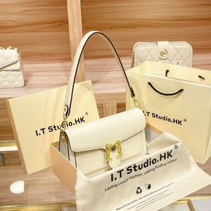 Magic King Light Light Brand Bag Women’s Bag 2023 New Genuine Leather Premium Defultarm Bag Bag Bag One Crotgle Crossbody Bag A03N#