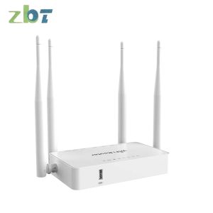 Routery oryginalne router WE1626 ROUTER WIFI dla modemu USB 3G 4G z 4 zewnętrznymi antenami 802.11g 300mbps OpenWRT/Omni II punkt dostępu