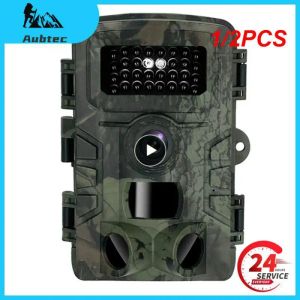 Kameras 1/2pcs Hunting Camera 4K 36MP 1080p Infrarot Outdoor Trail Cam Night Motion Aktiviertes Hunt Trap -Spiel IP66 wasserdicht