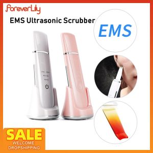 Instrument Ultrasonic Skin Scrubber Peeling EMS Twarz Podnoszenie Dokręcenie Zakarszkarza Jon Jon Sprzątnia Zakleka