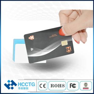 Kontroll Mobil Bluetooth Smart EMV Magnetic Chip Card Reader NFC+IC+MSR i en maskin Android iOS POS i Access Control MPR110