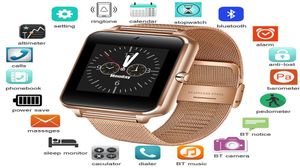 Bangwei Smart Watch Erkek Kadınlar Dijital Elektronik İzleme Paslanmaz Çelik Spor Su Geçirmez İzleme Desteği Sim TF Android Telefonlar için Y11156974