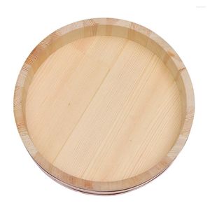 Dinnerware Sets Sushi Bibimbap Wooden Barrel Cereal Recuriner Arroz de Rice Cooking Pine Japanese Mistura