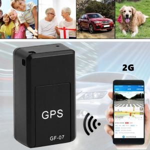 İzleyiciler GF07 PET GPS İzleme Bulucu Magnetik Adsorpsiyon Konumlandırıcı Gerçek Zamanlı Araba/Köpek/Kedi Antilost 2G SIM KARTI TRACKER