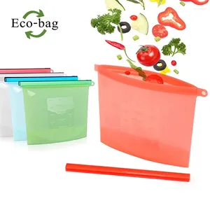 Storage Bags Small Food Grade Reuseable Products Silicone Bag Coffee Pouch Zipper