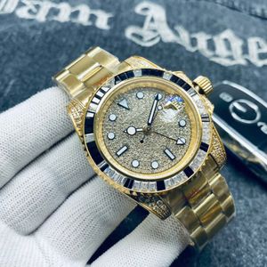 Luxury Sports Watch Top Brand Men's Watch 40mm Lifetime Waterproof Stainless Steel Strap Classic Business Watch Men's Clock+Box