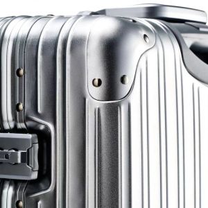Gepäck Aluminium -Magnesiumlegierung 20 -Zoll -Reisekoffer mit Rädern kostenloser Versandwagen Hülle Großgröße Gepäck Tragetaste hohe Qualität